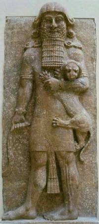 Gilgamesh and the lion
